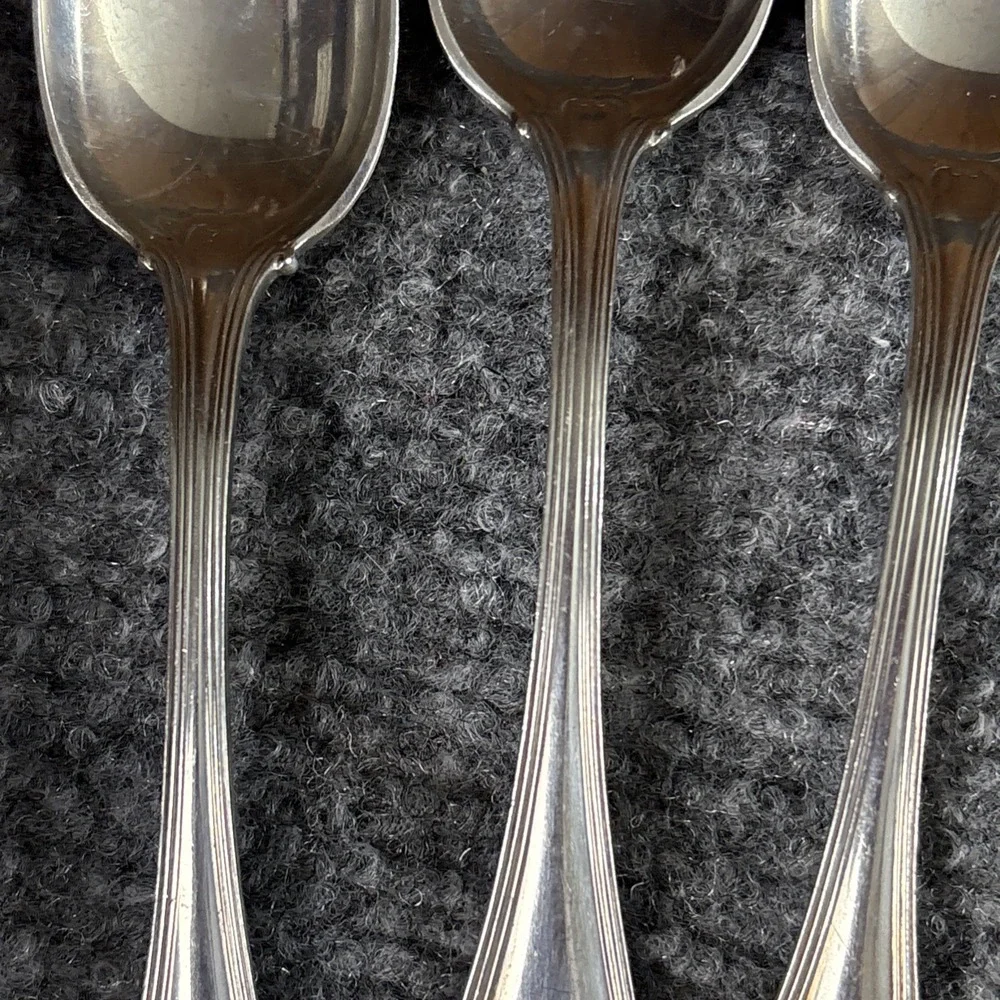 Towle Paul Revere Sterling Silver Teaspoons Set of 3 No Monogram 1906 Pattern